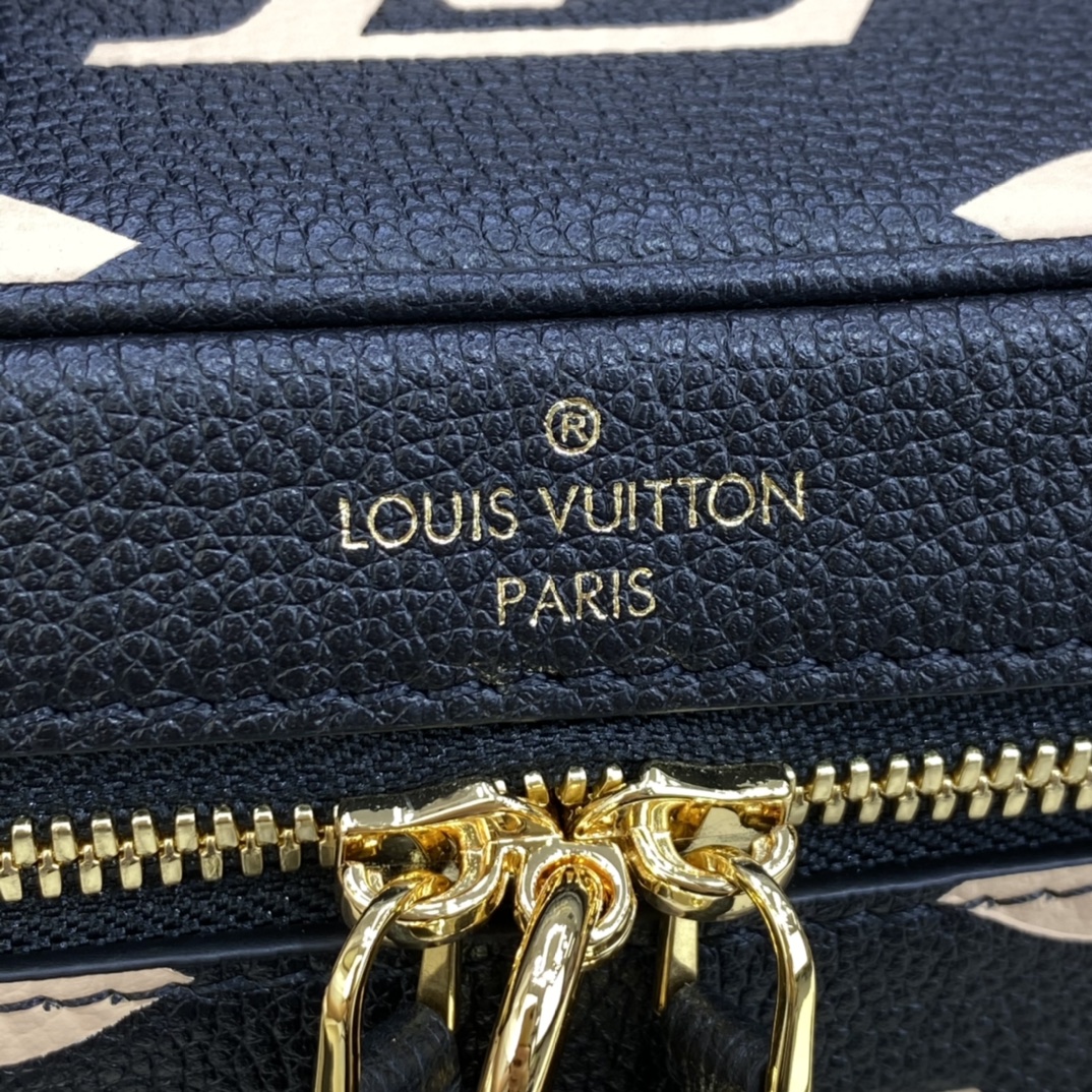 Louis Vuitton VANITY PM Handbag Monogram Empreinte M45780 Black